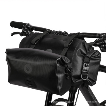 Waterproof Handlebar Bags Set 12L Bikepacking Bags Front 2 Dry Packs for MTB Road Bicycles Bike Packing Accessories